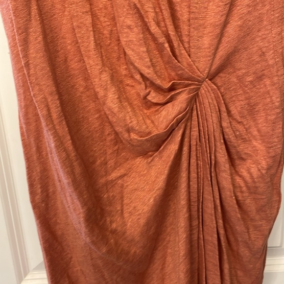 NWOT short sleeve summer dress with twist front - Picture 2 of 5